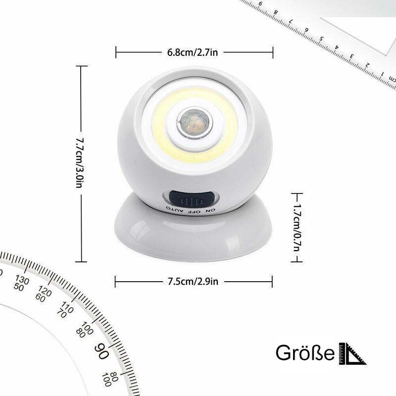 Blaudonau- Abnehmbares LED-Sensorlicht mit USB-Aufladung