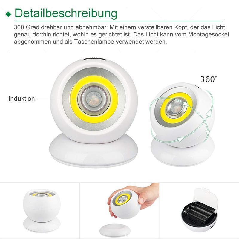 Blaudonau- Abnehmbares LED-Sensorlicht mit USB-Aufladung