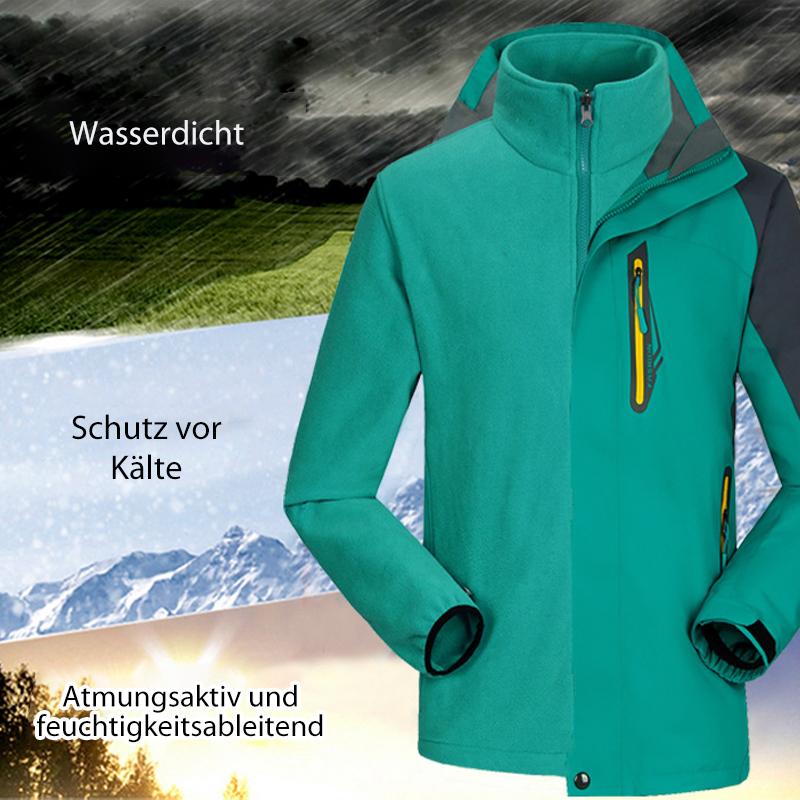 Blaudonau- Abnehmbare wind- und wasserdichte Jacke