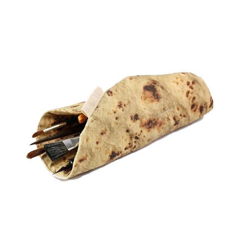 Blaudonau- Kreaktive Burrito Schreibzeug- Tasche