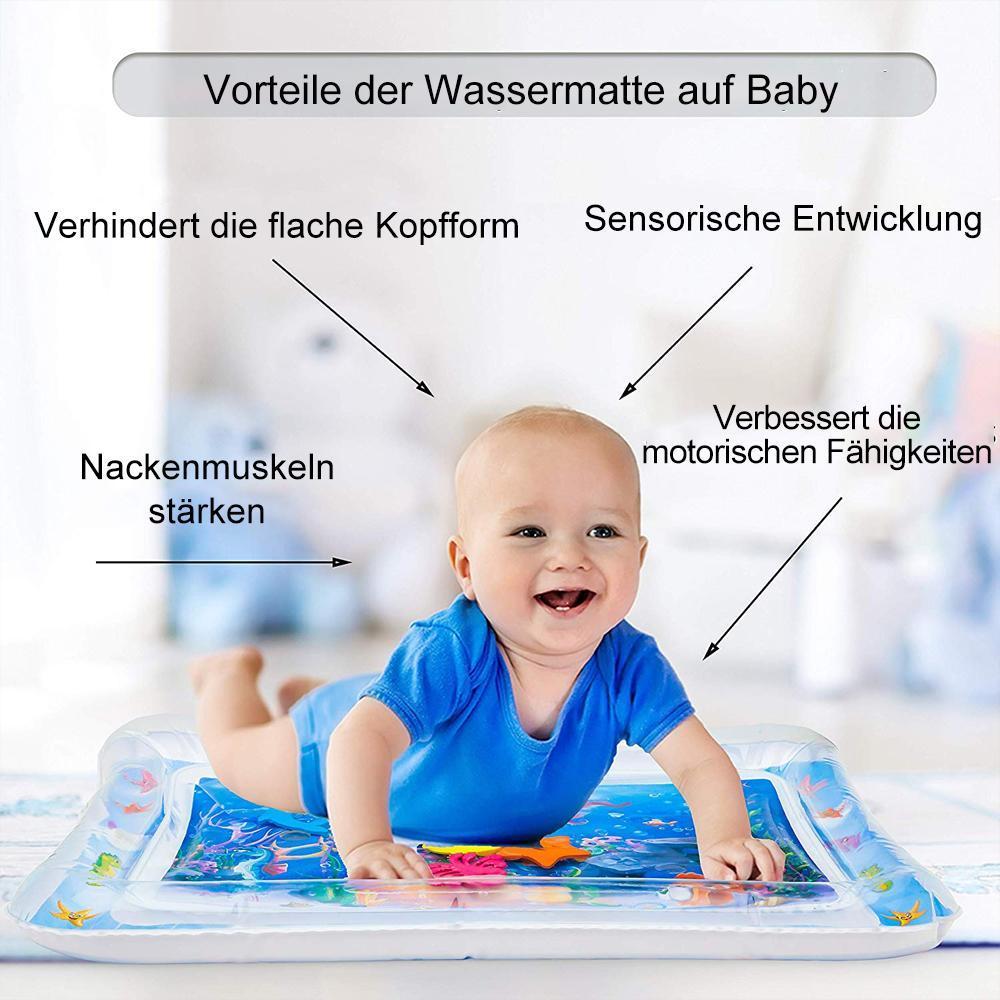 Blaudonau- Aufblasbare Wassermatte für Babys 66*50 cm