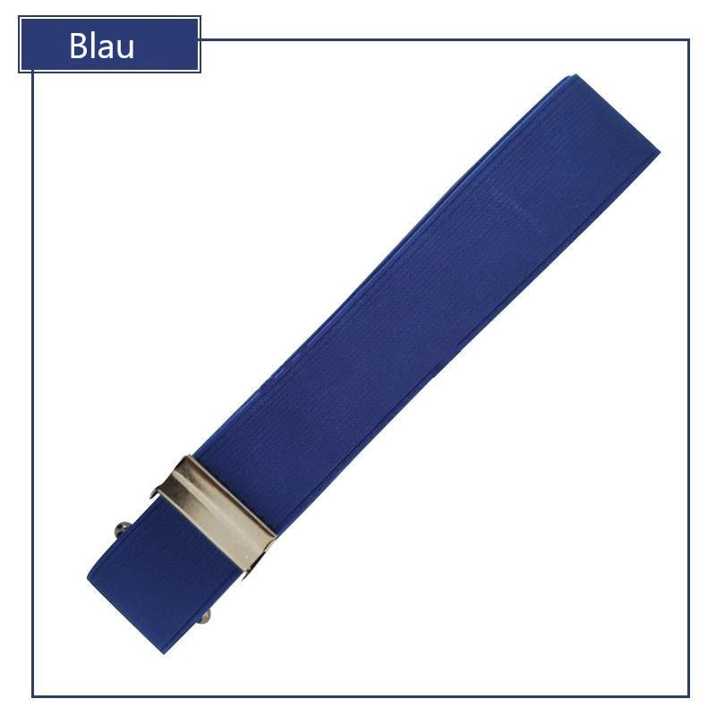 Blaudonau- Super Elastischer Schnallenfreier Gürtel blau