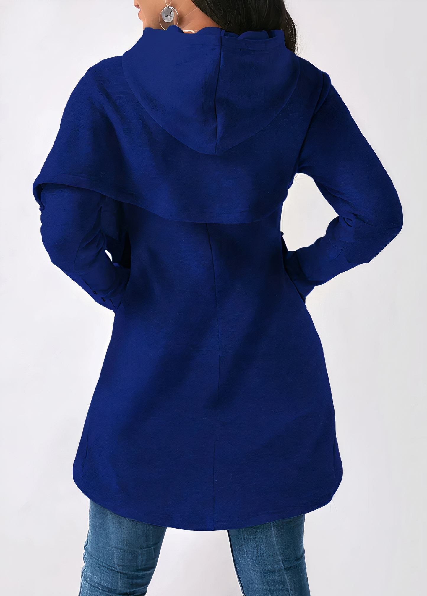 Blaudonau- EMERSYN - Stylischer asymmetrischer Hoodie