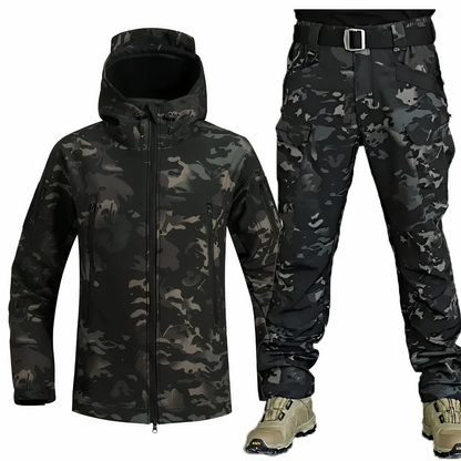 Blaudonau- FALCON - Militärjacke und Hose im Set