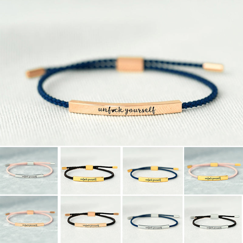 Blaudonau- Armband „UNF CK YOURSELF“