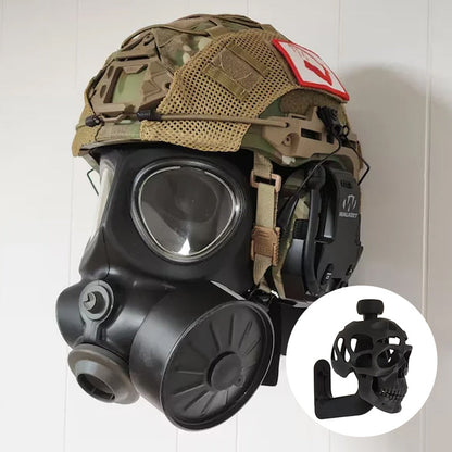 Blaudonau- 3D Totenkopf Helm Display Paket Halterung