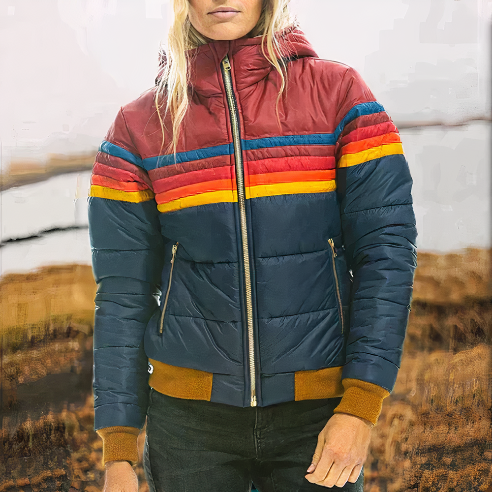 Blaudonau- GIANNA - Farbenfrohe Winterjacke für Damen