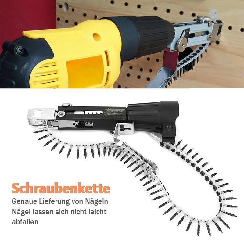 Blaudonau- Automatische Schraubenkette Nail Gun Adapter für Bohrmaschine