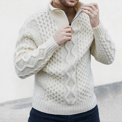 Blaudonau- JOSHUA - Bequemer Strickpullover