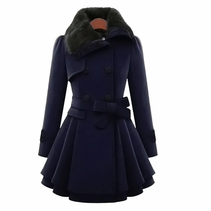 Blaudonau- KAMARI - Zweireihiger Trenchcoat für Damen