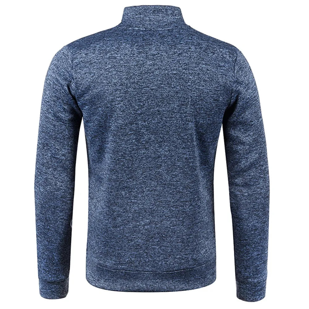 Blaudonau- KARL - Pullover mit Reißverschluss