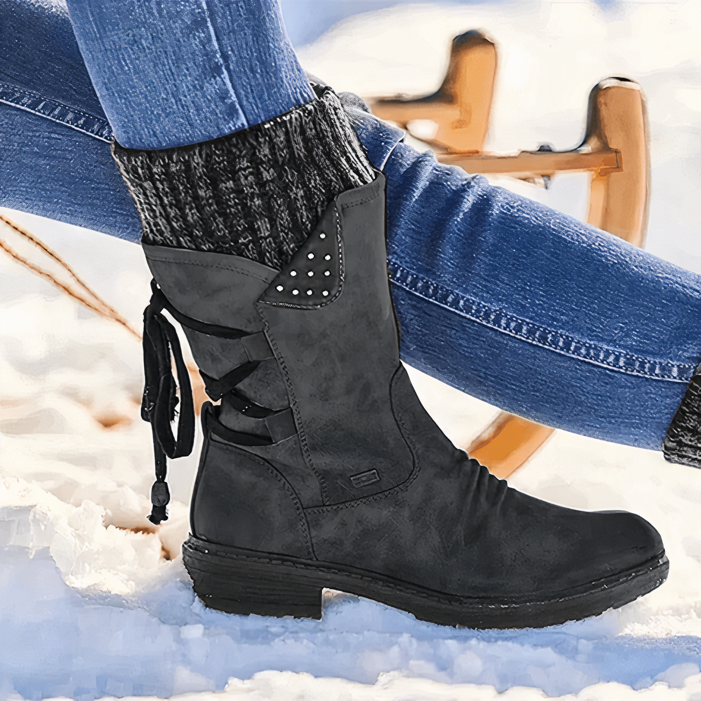 Blaudonau- KATHERINE - Mittelfuß-Winterstiefel