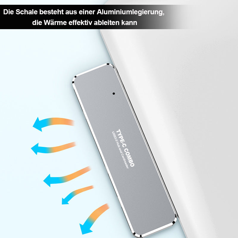 Blaudonau- Multifunktionale Dockingstation Aus Aluminiumlegierung