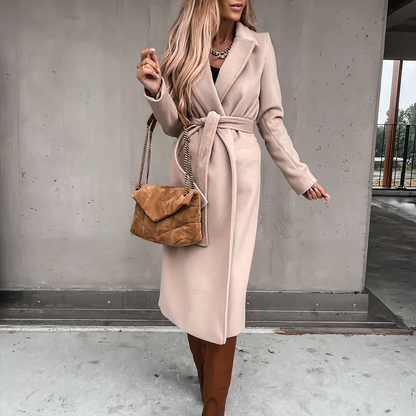 Blaudonau- NICOLE - Schicker Trenchcoat aus Wollmischung