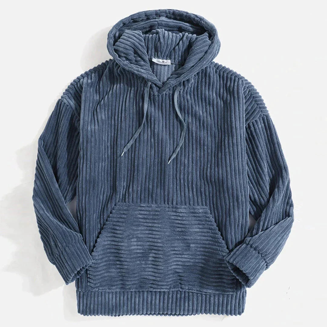 Blaudonau- NIGEL - Kapuzenpullover aus Cord