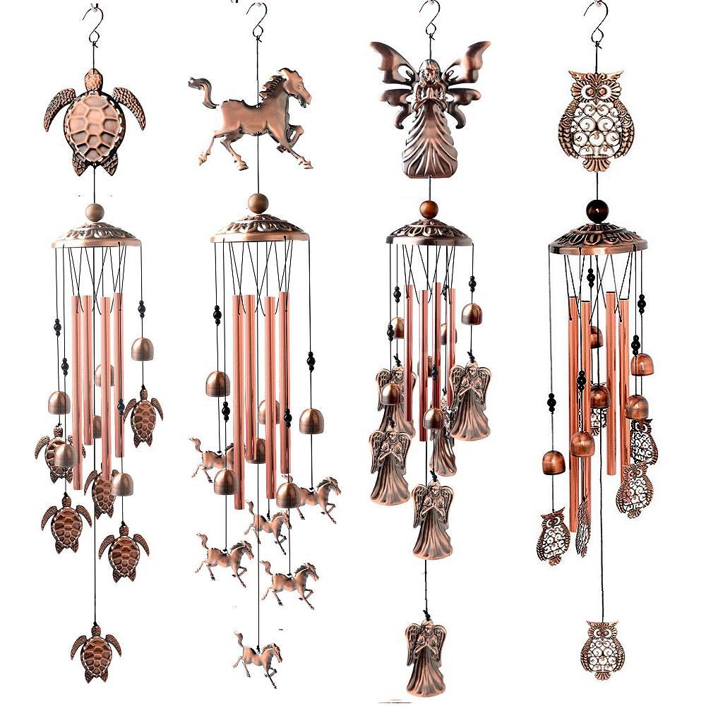 Blaudonau- Retro Bronze Horse Wind Chime