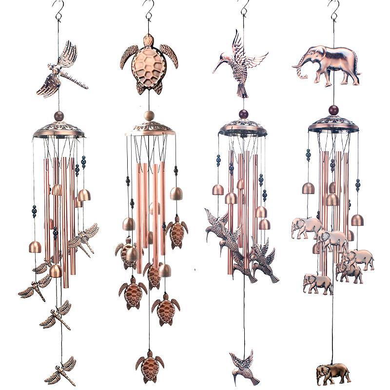 Blaudonau- Retro Bronze Horse Wind Chime