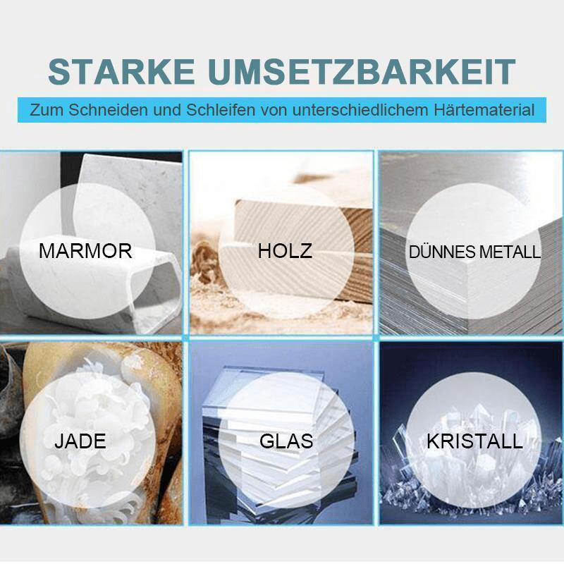 Blaudonau- Domom® Diamanttrennradsatz (10 Stk. Und 2 Stangen)