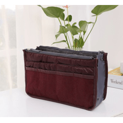 Blaudonau- Multifunktionaler Taschen-Organizer Weinrot