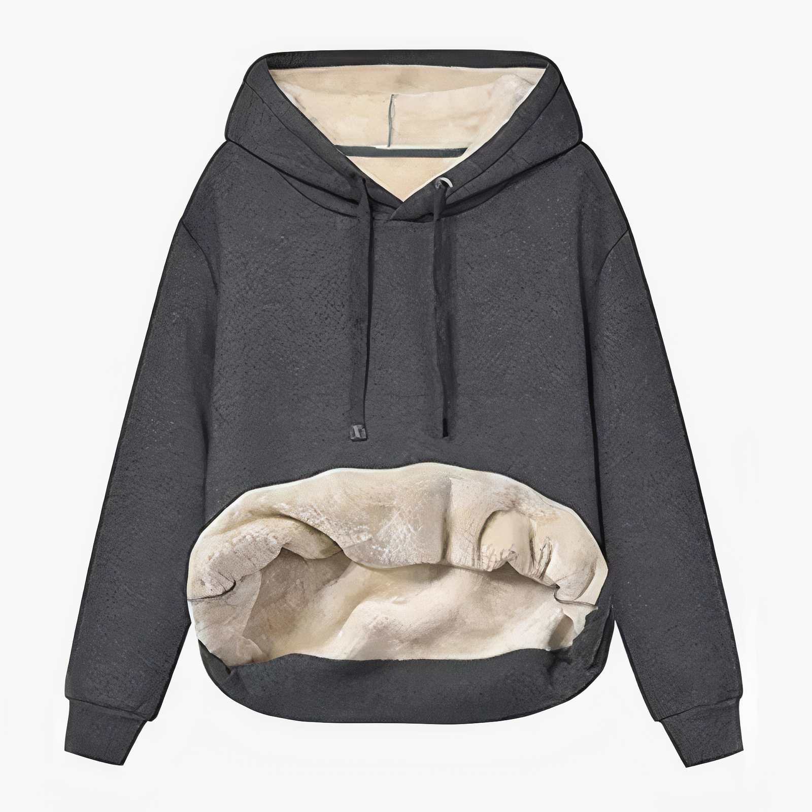 Blaudonau- SERENE - Mit Fleece gefütterter Hoodie