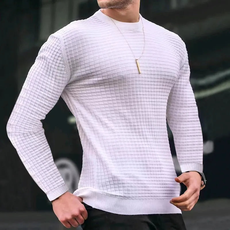 Blaudonau- THERON - Slim Fit Strickpullover