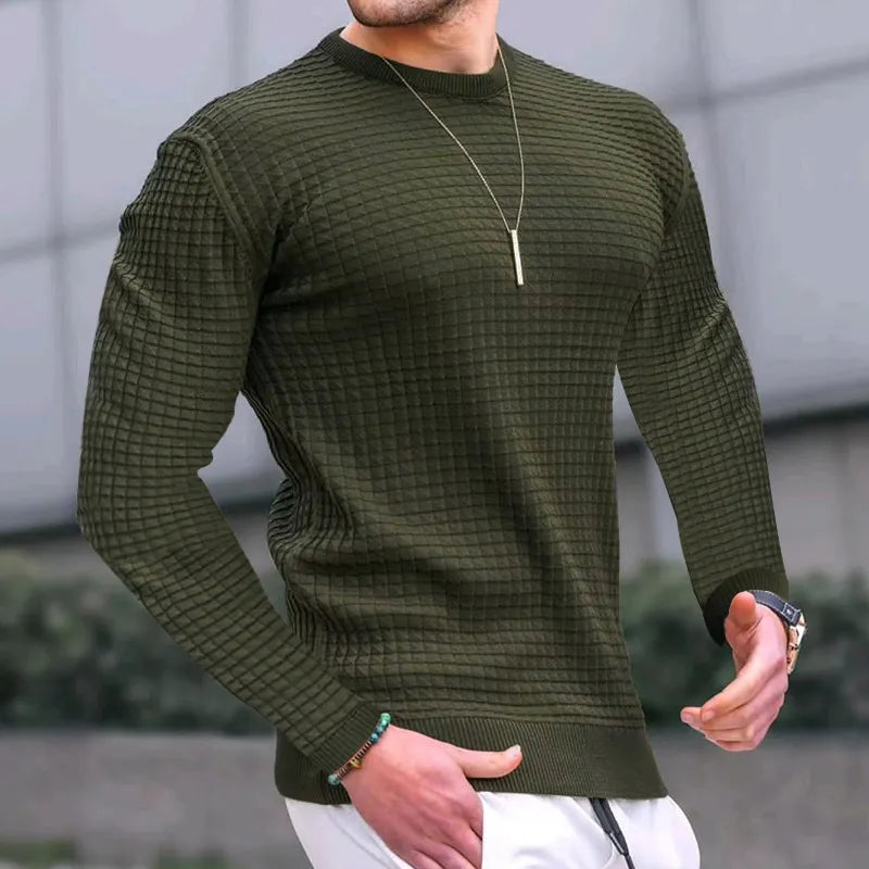 Blaudonau- THERON - Slim Fit Strickpullover