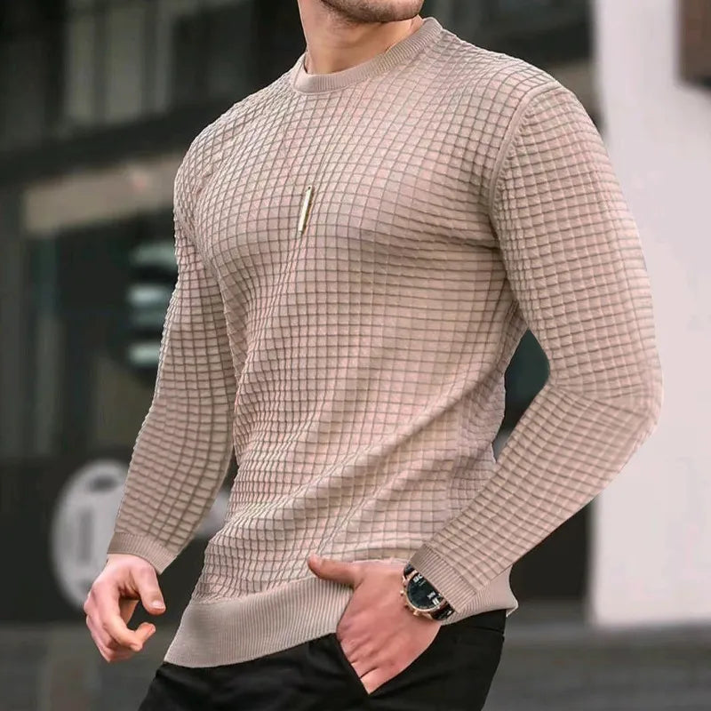 Blaudonau- THERON - Slim Fit Strickpullover