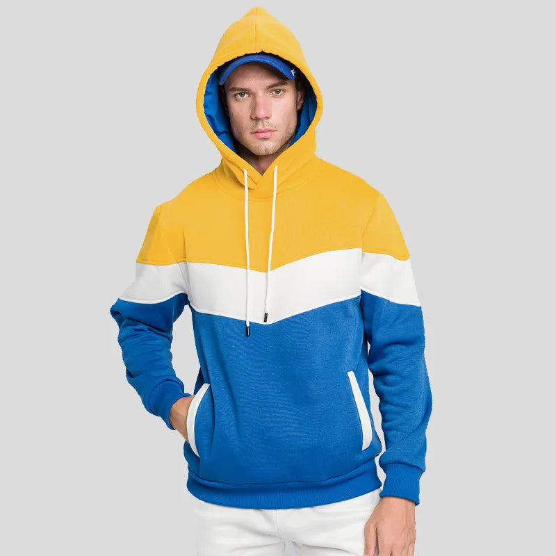 Blaudonau- TRISTAN - Dreifarbiger Hoodie