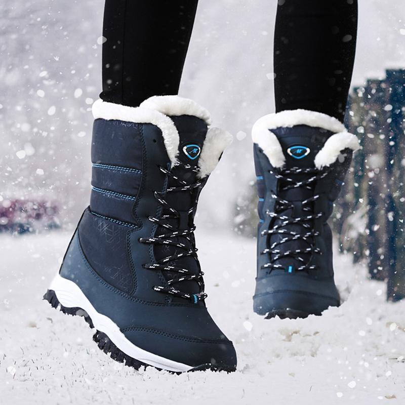 Blaudonau- Wasserdichte Winter Frauen Schneeschuhe