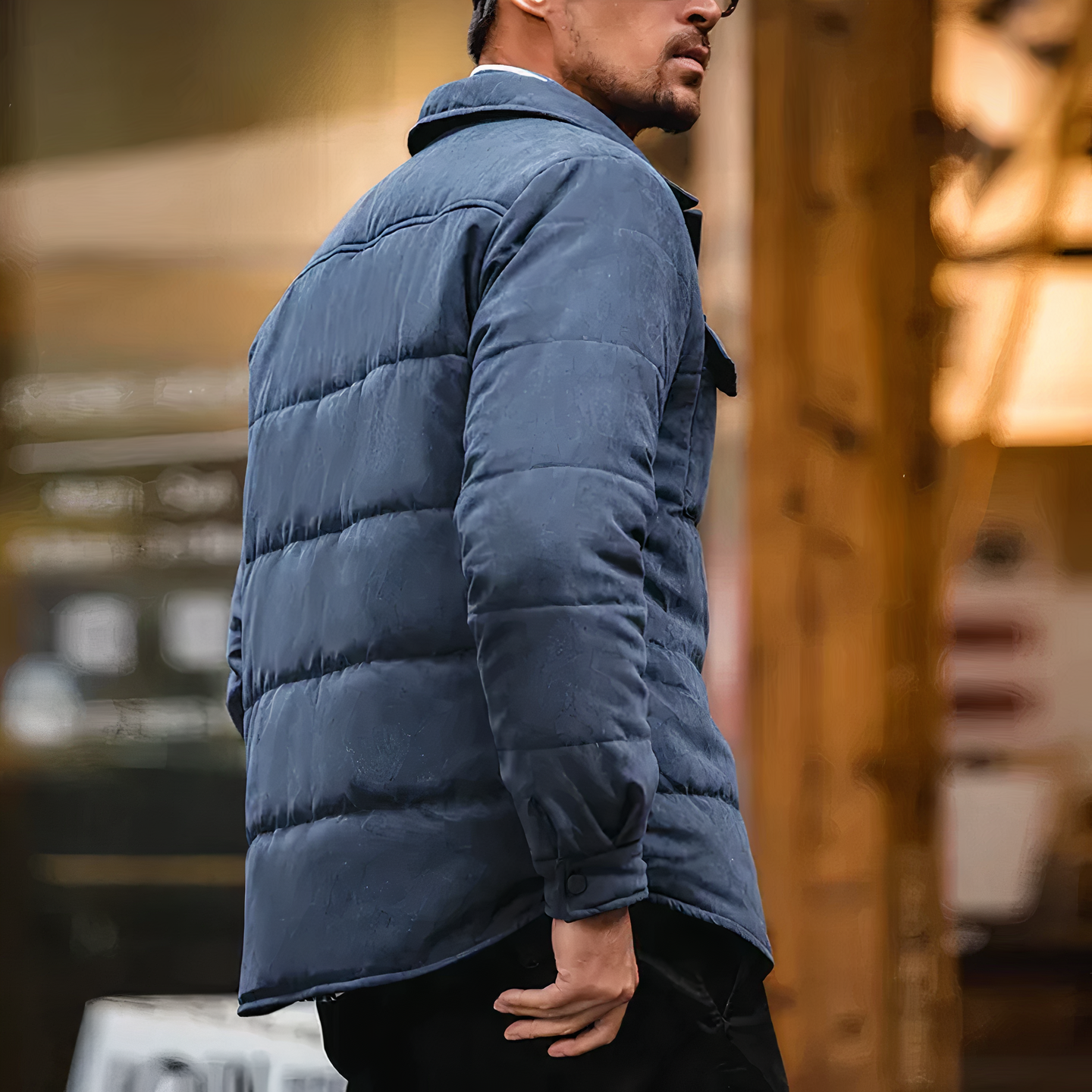 Blaudonau- XANDER - Winterjacke im Vintage-Stil