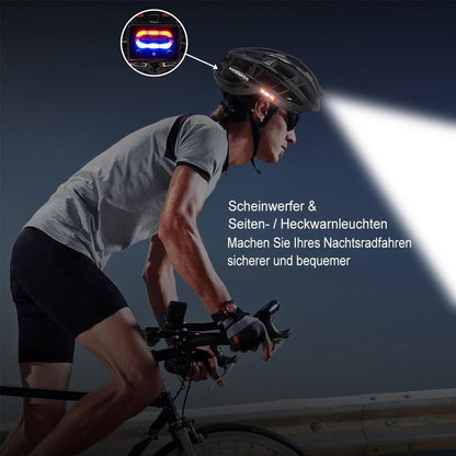 Blaudonau- Erwachsenen Fahrradhelm mit Licht