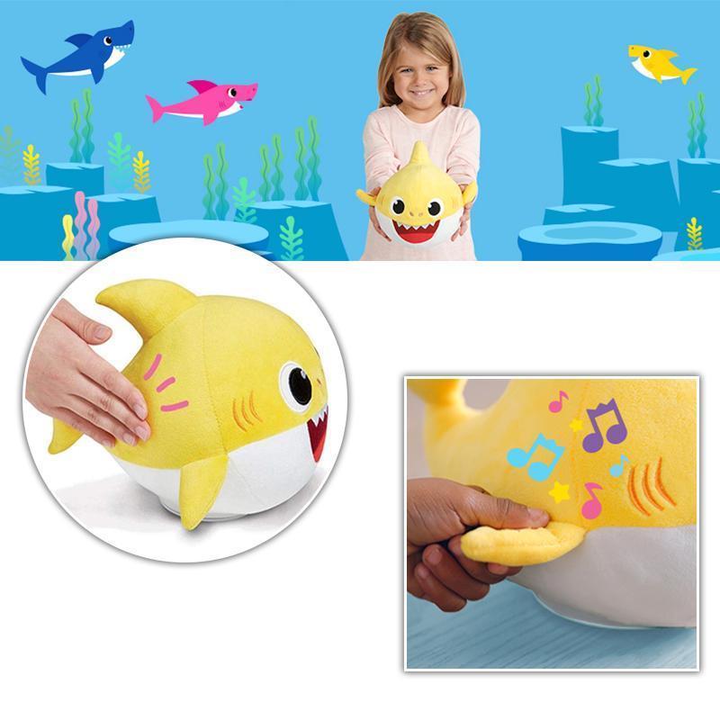 Blaudonau- Kuscheltier Plüsch singend Baby Shark Perfektes Geschenk für Kinder