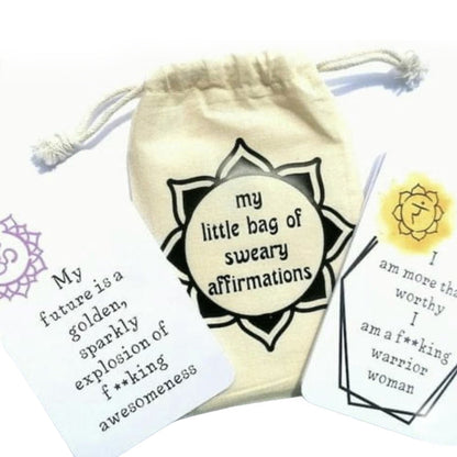 Blaudonau- 🎁Lustiges Affirmationskarten-Geschenk aus beschichtetem Papier (Set mit 16 Stück)