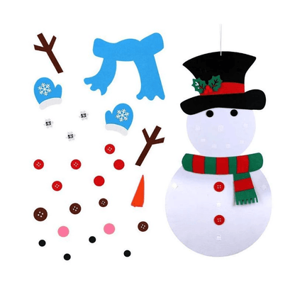 Blaudonau- DIY Filz Weihnachten Schneemann Set