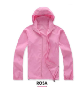 Blaudonau- Unisex, Winddicht, Wasserdicht, UV-beständig, Superleicht Rosa