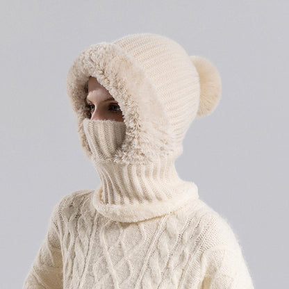 Bonnet tricoté pour femme en automne et en hiver