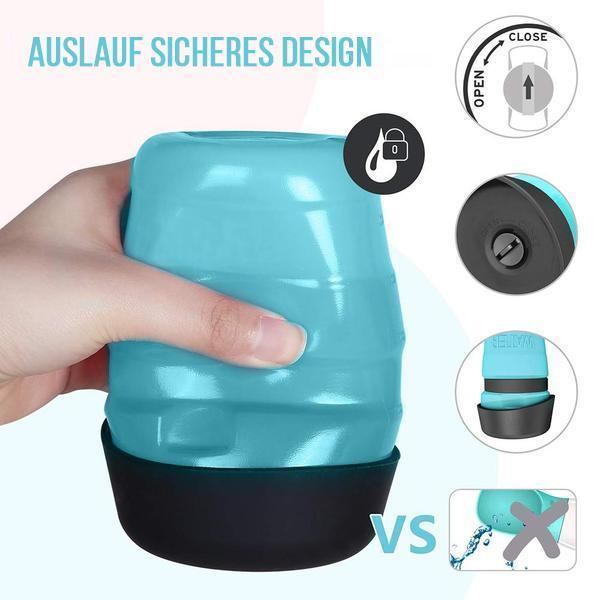 Blaudonau- Tragbare Hunde Wasserflasche, 2019 Neues Design - BPA Frei