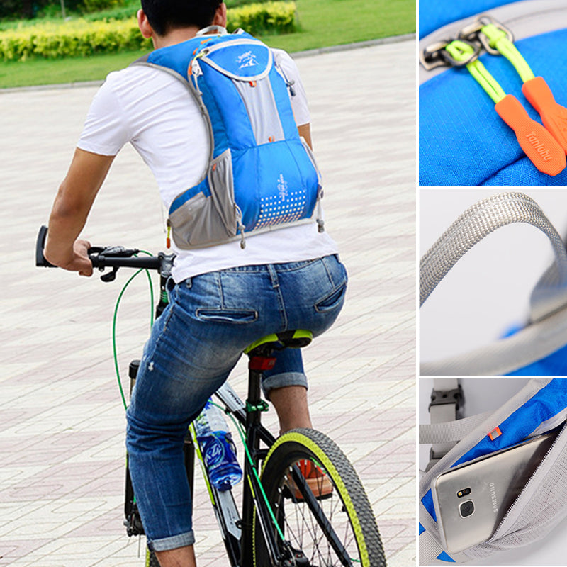 Blaudonau- Outdoor Leichte Und Atmungsaktive Rucksack-Fahrradtasche