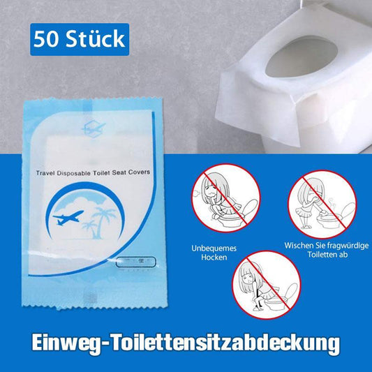 Blaudonau- Einweg-Toilettensitzabdeckung (50 Stücke)