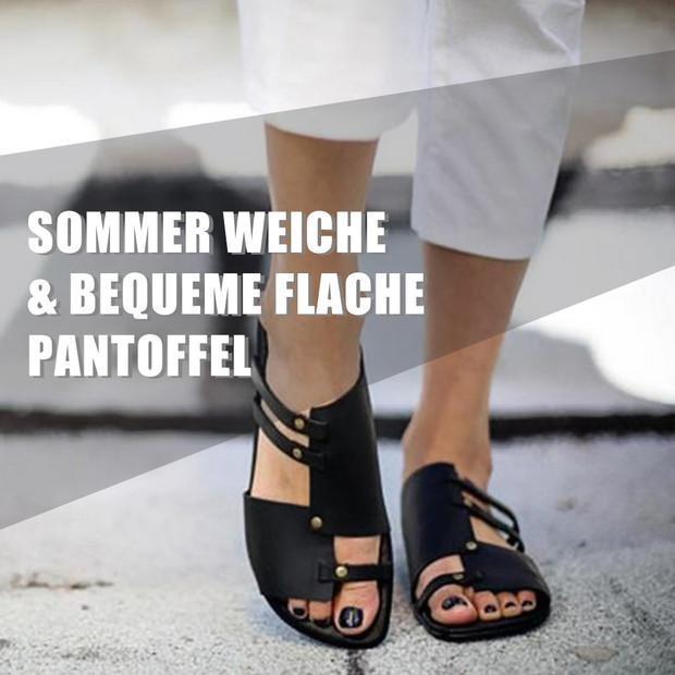 Blaudonau- Wilder Sommer Weiche & Bequeme Flache Pantoffel