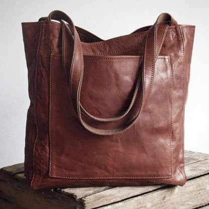 Blaudonau- AVERY - Damen Lederhandtasche