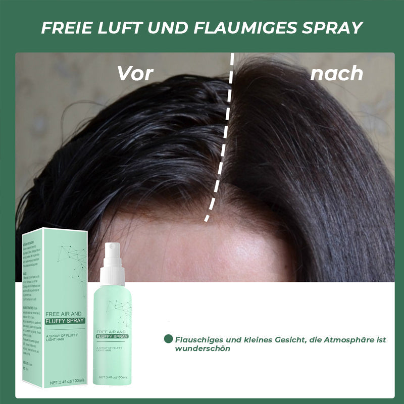 Blaudonau- Auf trockenes Haar sprühen, ohne auszuspülen/Ölkontrollierendes und Volumengebendes Haarspray