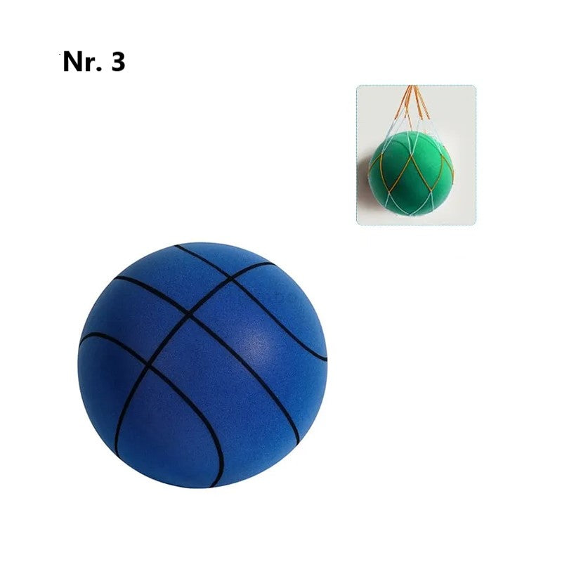 Blaudonau- Silent-Basketball für Kinder im Innenbereich Nr. 3 (Für 3-6 Jahre alt) Blau