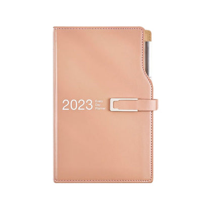 Blaudonau- 2023 Planer-Notizbuch Rosa A6