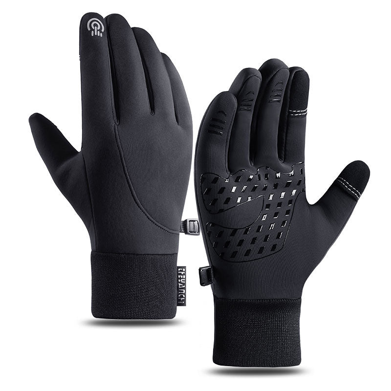 Blaudonau- Hochwertige Thermohandschuhe Schwarz