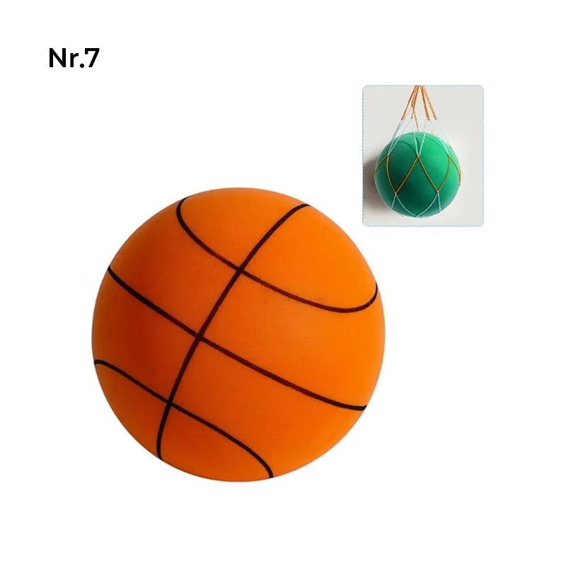 Blaudonau- Silent-Basketball für Kinder im Innenbereich Nr. 7(Für über 14 Jahre alt) Orange