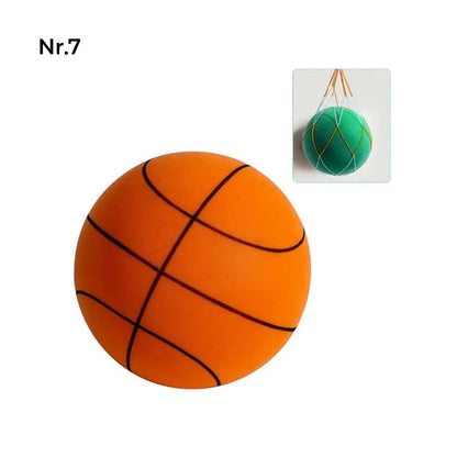 Blaudonau- Silent-Basketball für Kinder im Innenbereich Nr. 7(Für über 14 Jahre alt) Orange