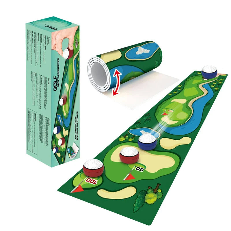 Blaudonau- Brettspiel Curling Spielset Golf