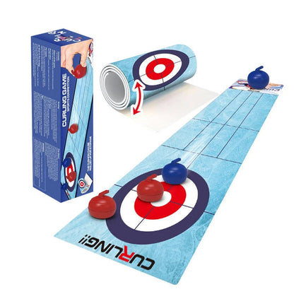 Blaudonau- Brettspiel Curling Spielset Eisstockschießen