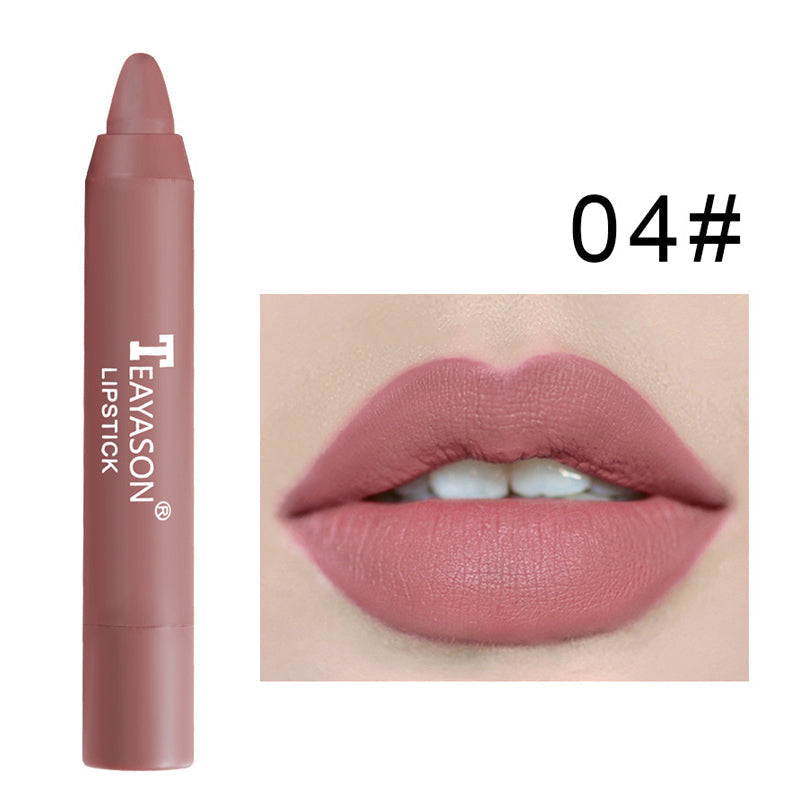 Blaudonau- 12 Farben Matte Lippenstift Stift